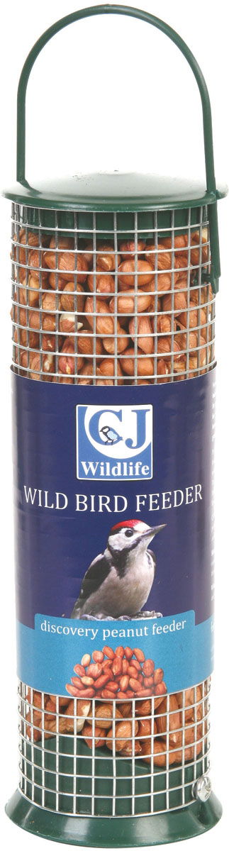 CJ Wildlife Discovery Plastic Hanging Peanut Feeder Green
